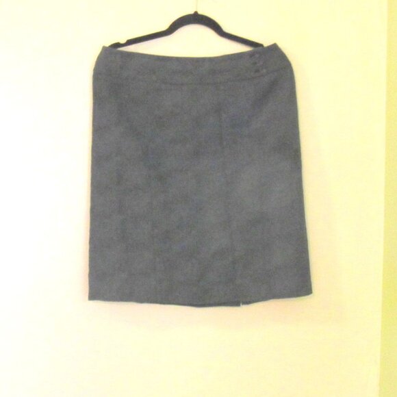 Ann Taylor Cotton Skirt, 'Tweed Design', Double Vent, Fully Lined, Size 12 I390 - Picture 2 of 8